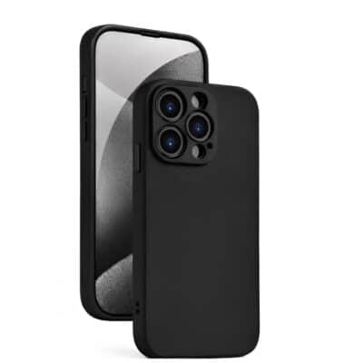 iPhone 15 Pro Liquid Silicone Protective Case – Premium Soft-Touch TPU Shock-Absorbent Back Cover