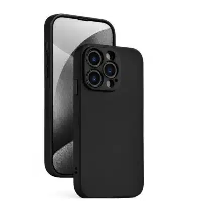 iPhone 15 Pro Liquid Silicone Protective Case – Premium Soft-Touch TPU Shock-Absorbent Back Cover