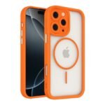 iPhone 16 Pro Max MagSafe Case – Matte Frosted Back, Full Camera Lens Guard, Shockproof Silicone Bumper, Strong Magnetic Ring, Anti-Fall Protective Cover.