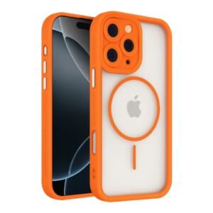 iPhone 16 Pro Max MagSafe Case – Matte Frosted Back, Full Camera Lens Guard, Shockproof Silicone Bumper, Strong Magnetic Ring, Anti-Fall Protective Cover.